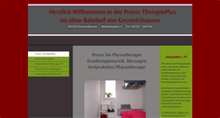 Desktop Screenshot of praxis-therapieplus.de